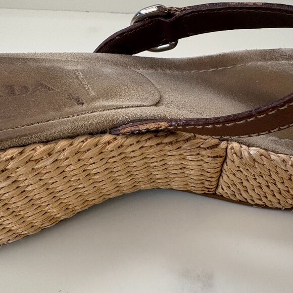 Vintage Prada Woven Wedge Sandal - Picture 5 of 8